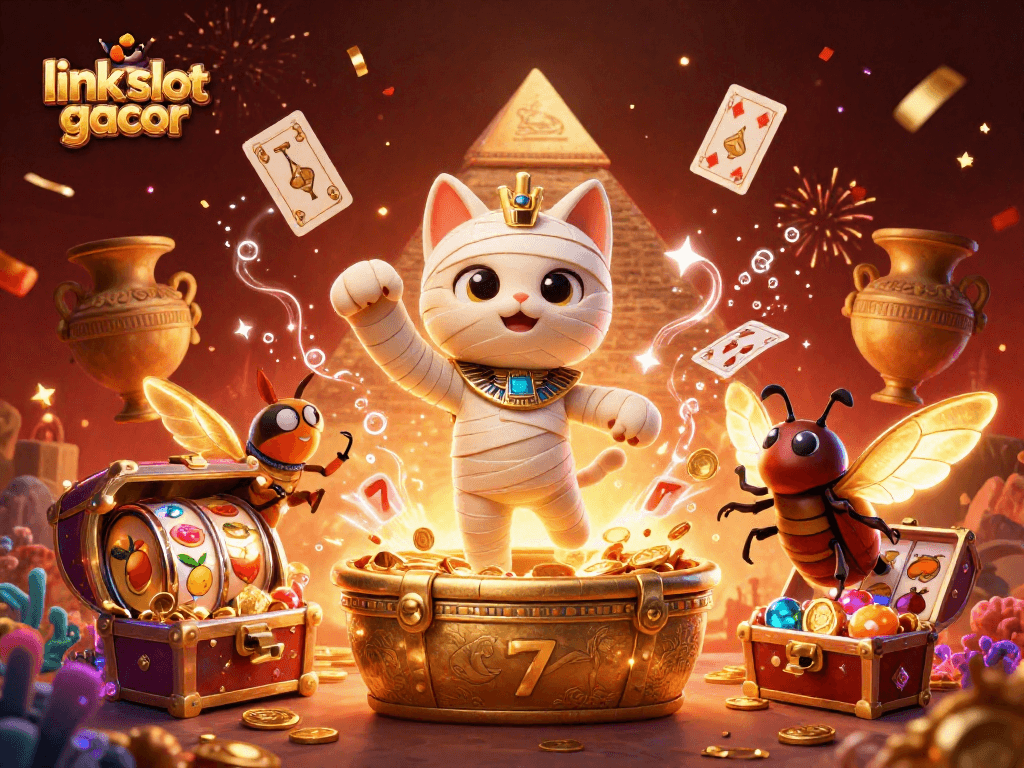 Experience the exhilarating link slot gacor with vibrant slot reels and golden jackpot treasures.