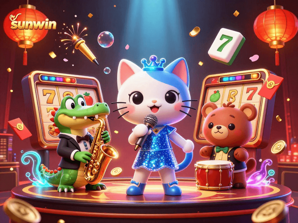 Experience winning moments in the vibrant sunwin casino with dynamic slots and delightful characters.