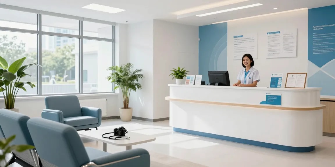 Hair transplant turkey consultation at a healthcare facility, featuring compassionate doctors providing patient care.