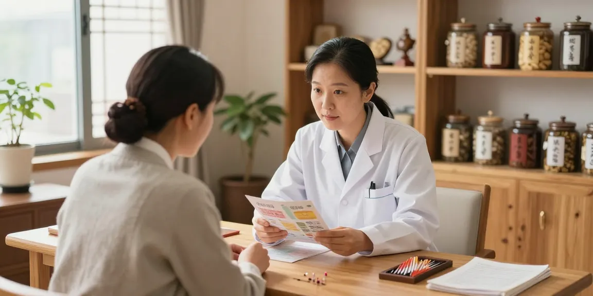 Consultation at 영통한의원 showcasing traditional treatment and herbal remedies.