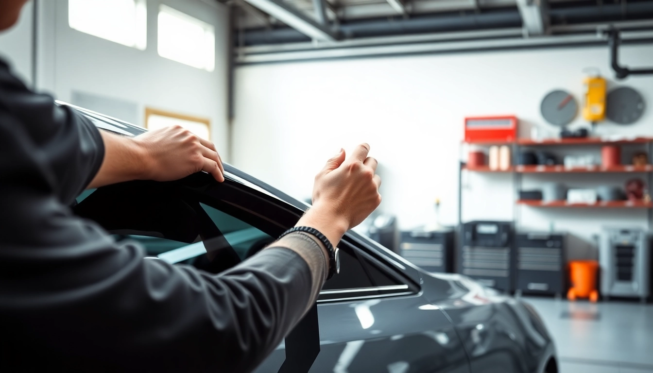 Experience the best window tint Chattanooga TN with expertly applied films in a professional setting.