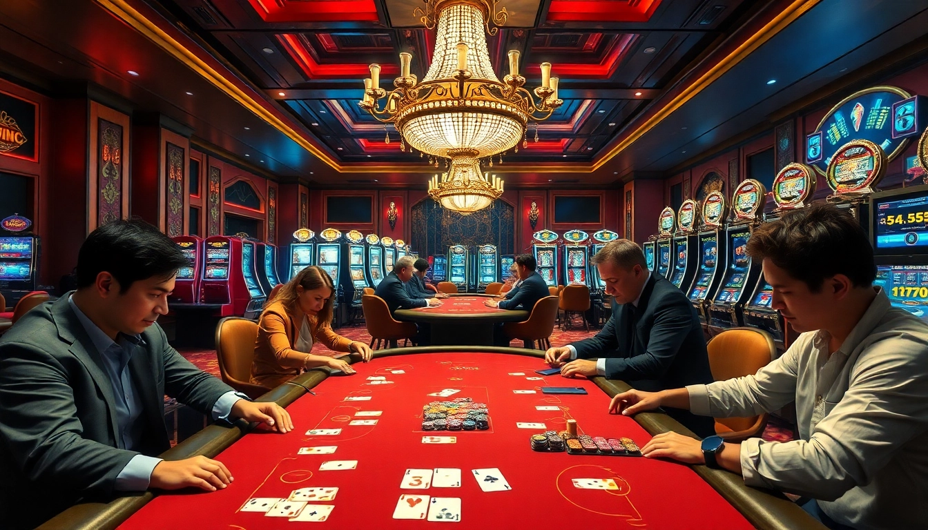 Experience the excitement of 555win with vibrant slot machines and high-stakes poker games.