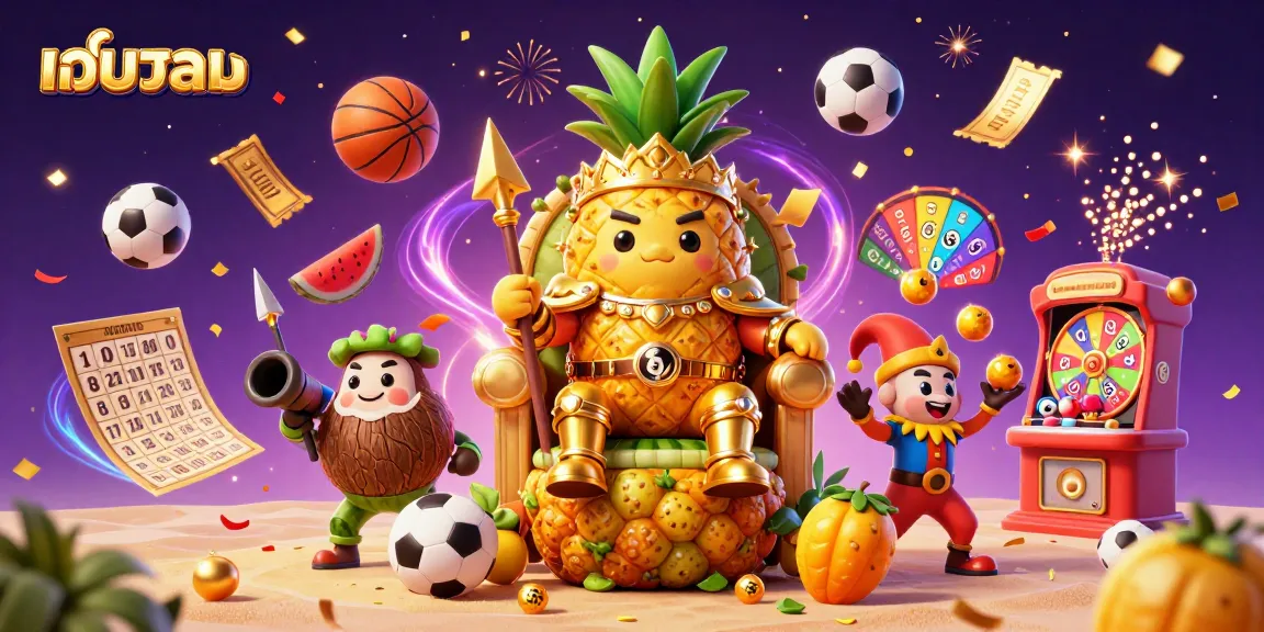 Experience excitement at เว็บบอล with dynamic sports betting characters, lively elements, and a vibrant casino atmosphere.