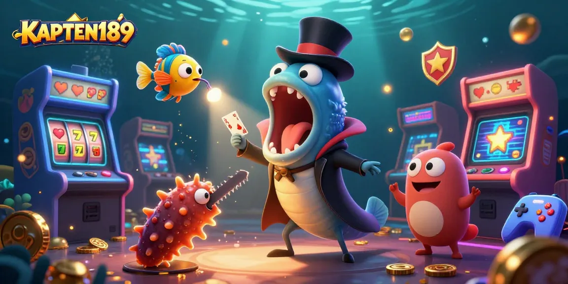KAPTEN189 menghadirkan gulper eel bioluminescent dan anglerfish dalam pertunjukan slot penuh warna