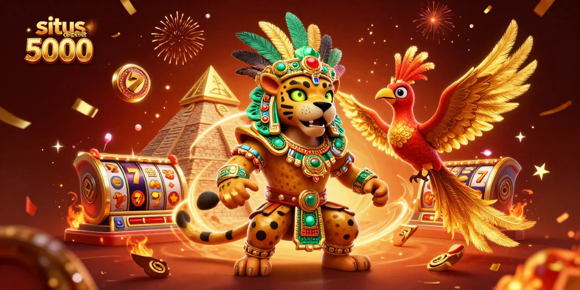 Spin the reels in the vibrant gaming world at situs deposit 5000 with an exciting Mayan theme.