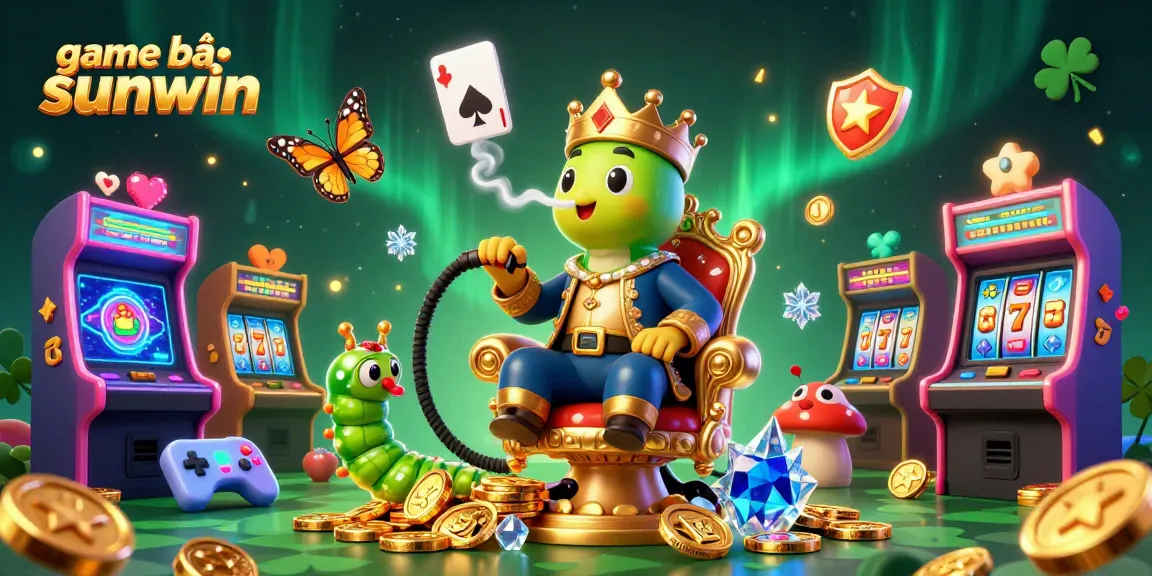 Play thrilling game bài sunwin with colorful energy in a dynamic casino setting full of vibrant game machines.