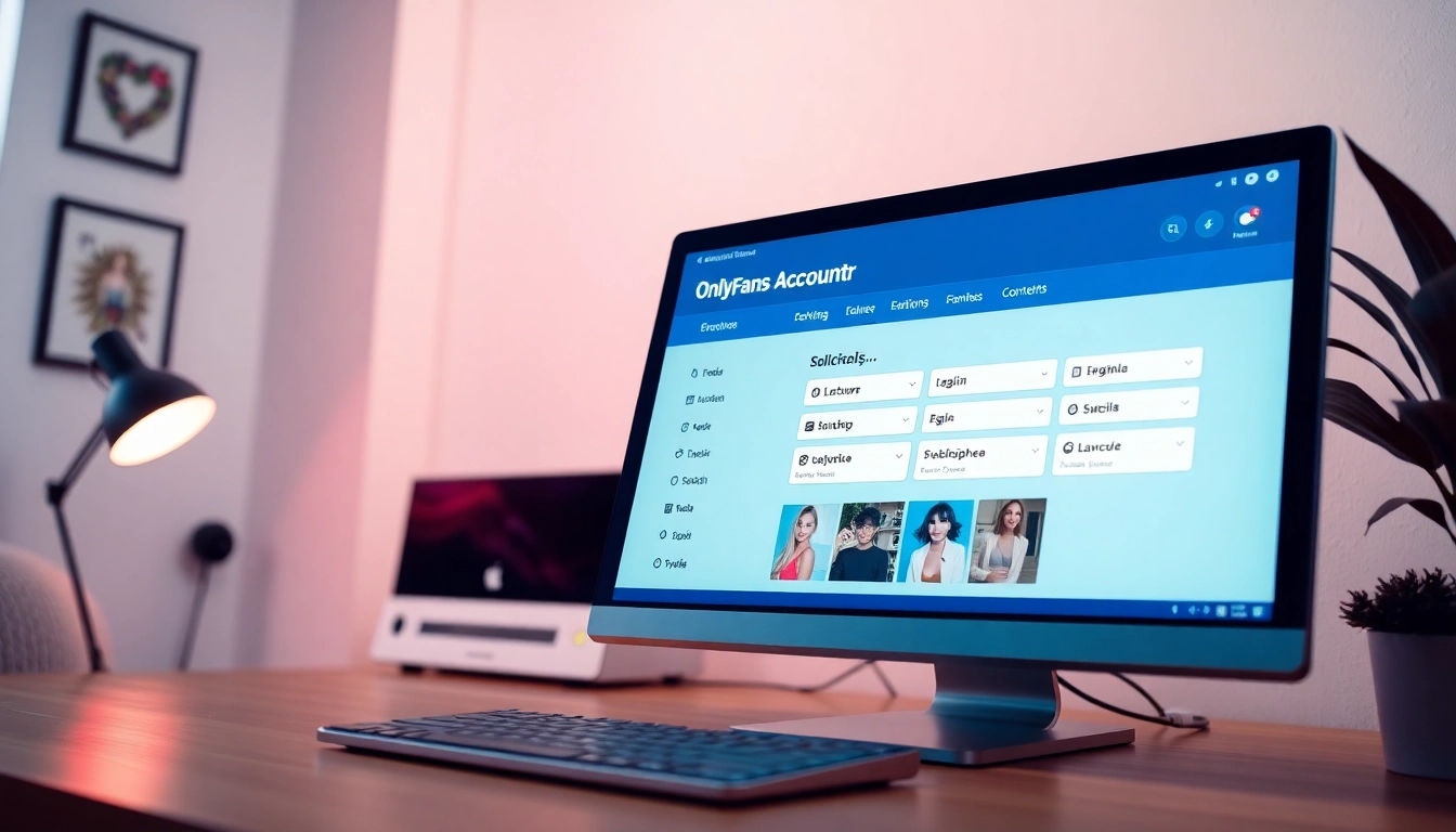 Interactive OnlyFans account finder showcasing search filters and profiles for users.