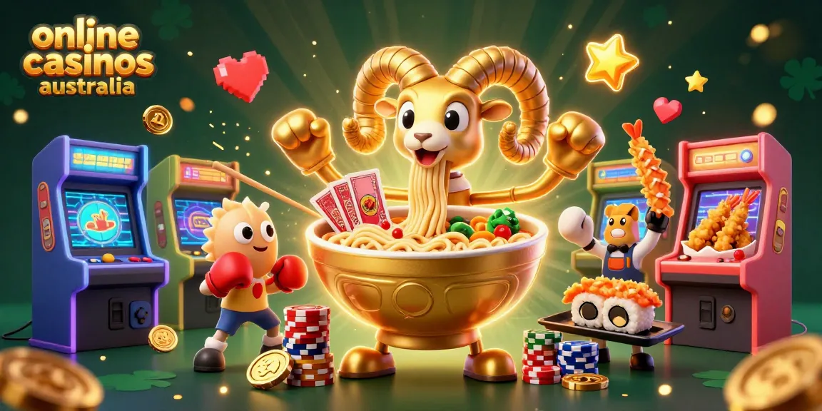 Engage with online casinos Australia featuring vibrant gaming characters and dynamic casino elements.