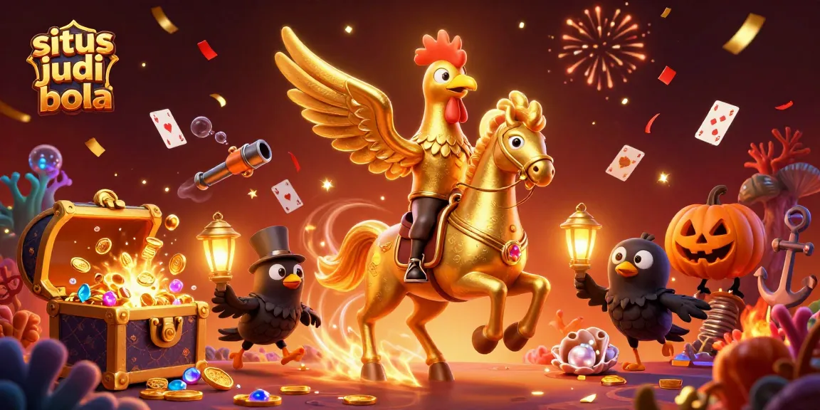 Experience thrilling situs judi bola action in a vibrant casino scene with exciting characters and dynamic elements.