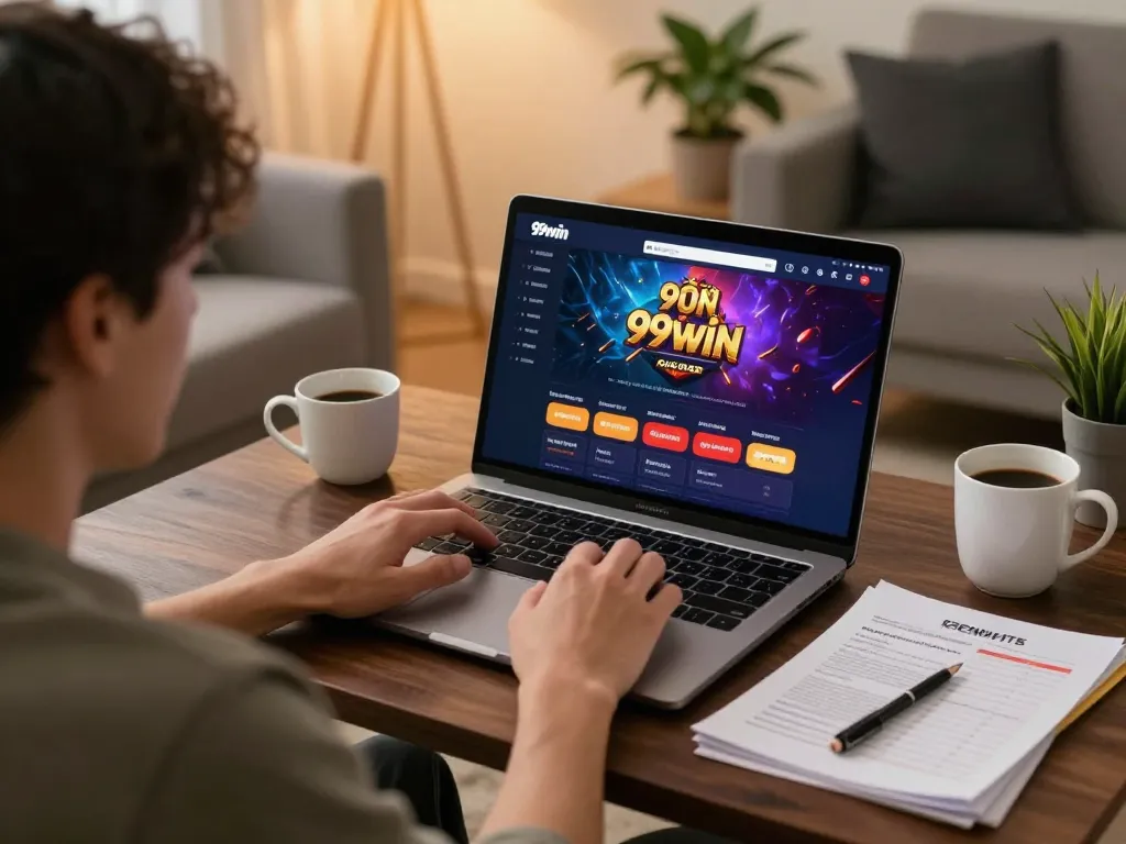 Play online casino at 99win with a cozy setup, focused on strategic gameplay.