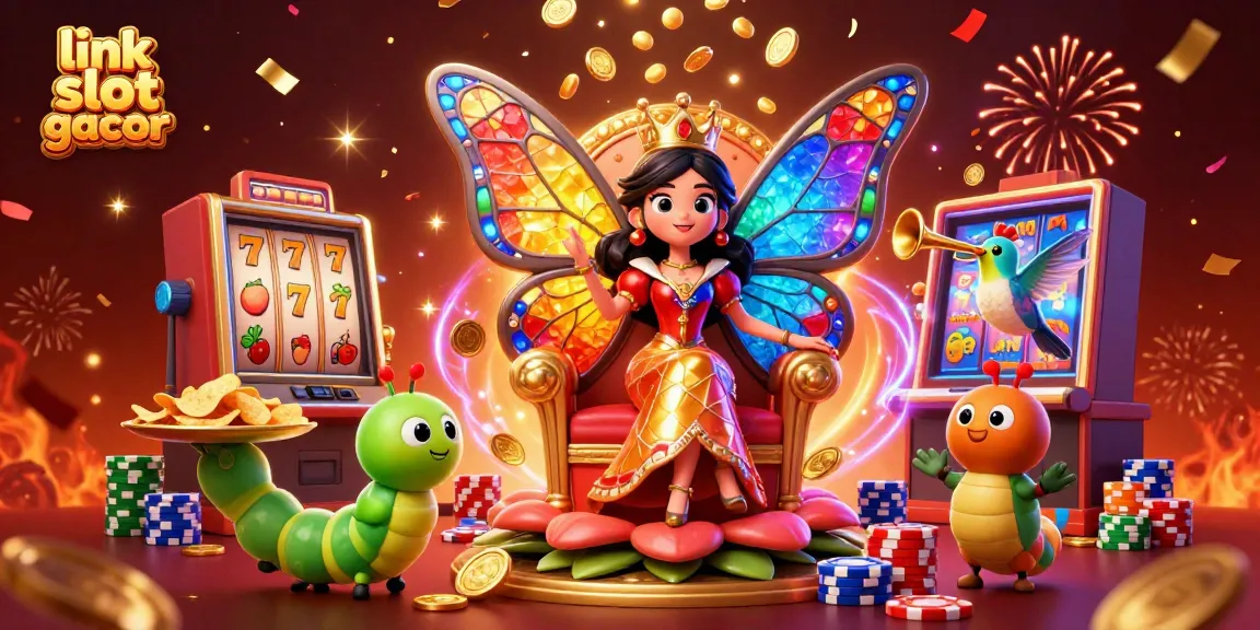 Experience the thrill of winning with link slot gacor image, featuring a vibrant scene of slot elements and characters.