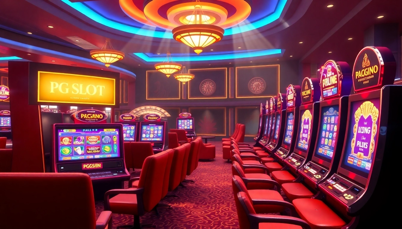 Experience thrilling gameplay with PG Slot demo in a vibrant online casino setting filled with excitement.