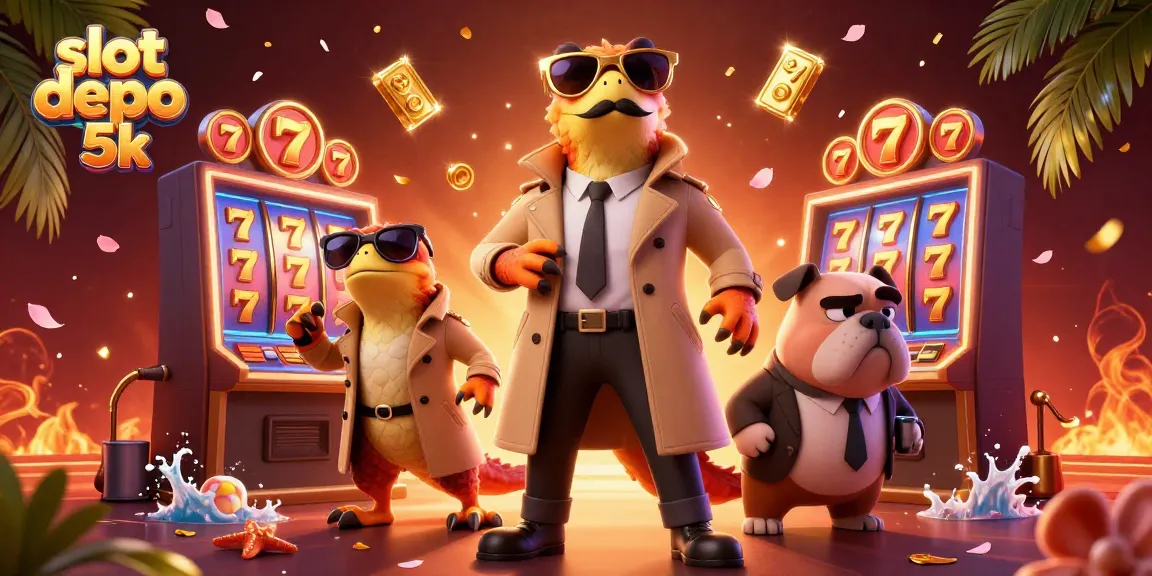 Spin the reels with slot depo 5k for thrilling wins in a vibrant casino atmosphere.