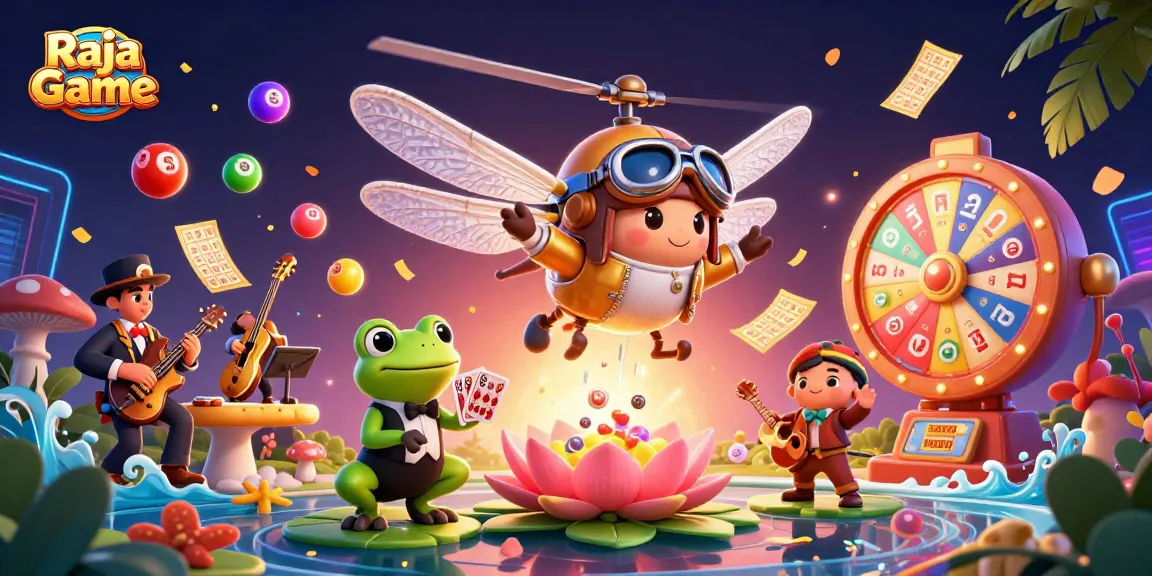 Join the exciting games on Raja Game as you play with colorful lottery balls and win rewards.