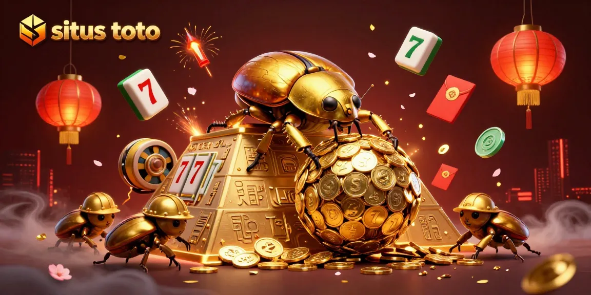 Spin and win at situs toto with this vibrant casino-themed illustration showcasing action and fun.