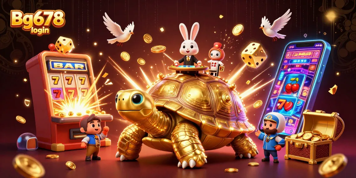 Join the fun with Bg678 login at this lively casino scene filled with excitement!