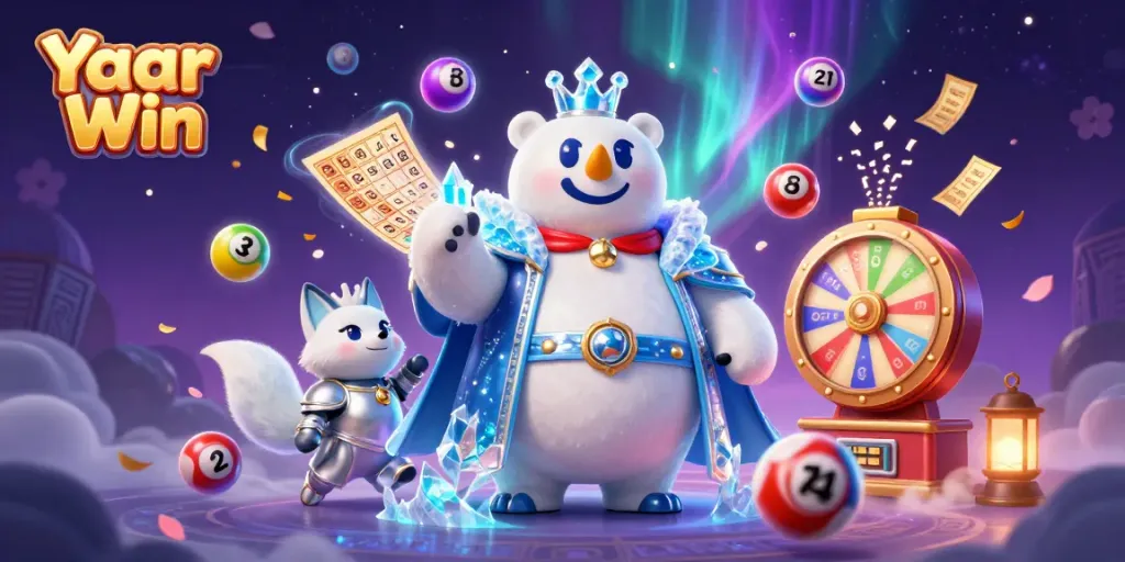 Experience Yaar Win with vibrant casino elements and characters in action
