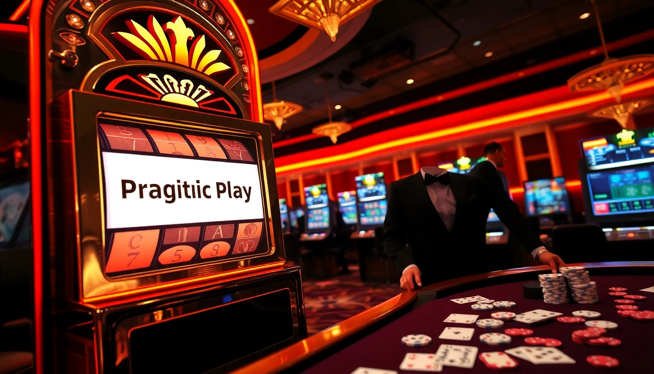 Experience a demo slot pragmatic thrill with vibrant casino visuals featuring elite gambling elements.