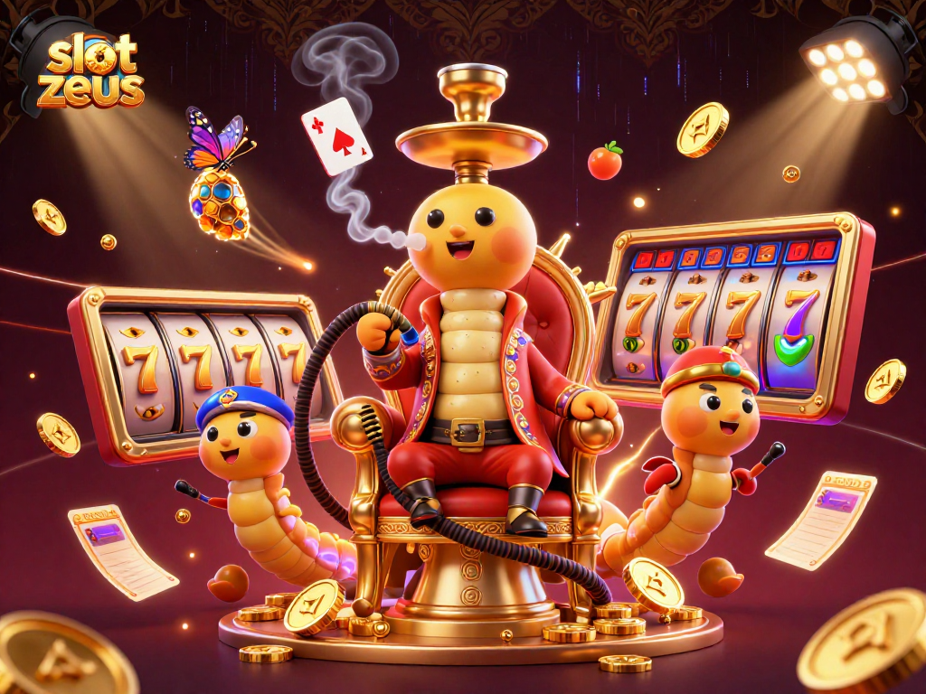 Engage with exciting slot zeus gameplay through an immersive, vibrant 3D illustration capturing the spirit of gambling.