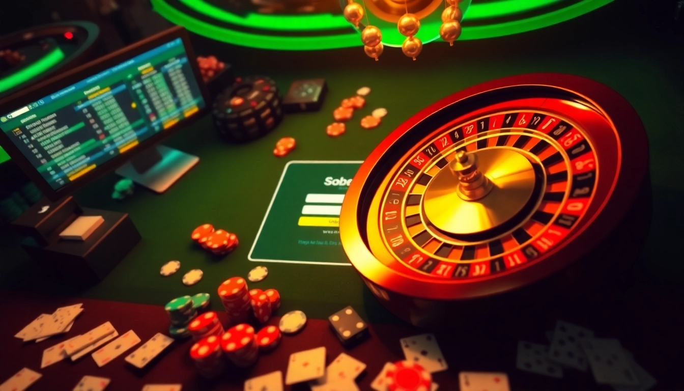 Experience seamless sbobet login for online gambling with a vibrant casino interface enriching the player's journey.