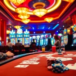 Engaging casino environment showcasing as38 link alternatif gampang diakses with vibrant slot machines and gameplay.