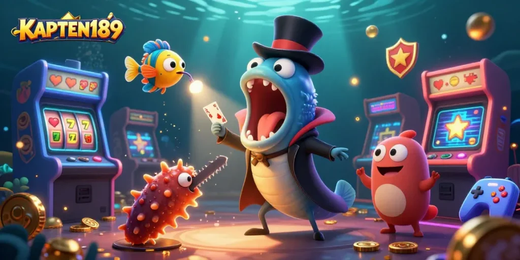 KAPTEN189 menghadirkan gulper eel bioluminescent dan anglerfish dalam pertunjukan slot penuh warna