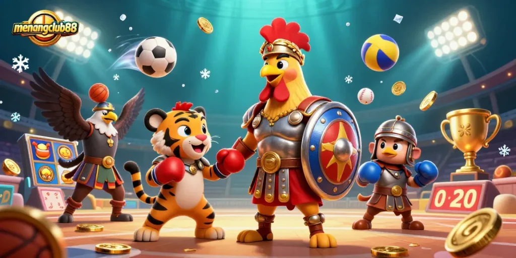 Engage in the exhilarating world of menangclub88 as dynamic casino elements and characters bring gaming to life.