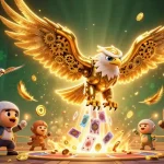 Experience the thrill of gambling with Link và o Sunwin chÃnh thức as a cybernetic eagle dives through holographic cards.