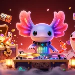 Engage with the thrilling toto macau experience, featuring vibrant underwater scenes with neon characters and casino elements.