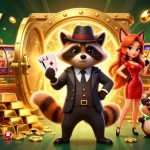 WinboxMY brings thrilling casino action with animated characters and vibrant gaming elements in a captivating scene.