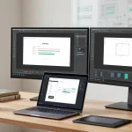 Developer using snipaste下载 for efficient screenshot annotations in a modern workspace