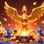 Spin to win with toto123 daftar at this thrilling casino scene bursting with gold and excitement.