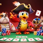 Engage with the vibrant isuzukebumen casino scene featuring spirited characters and dynamic poker elements.