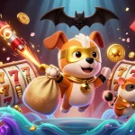 Experience fun with spaceman88 slot featuring a superhero dog and golden slot elements!