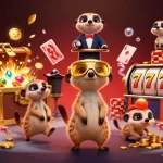 Experience fun at situs depo 10k with meerkat dealers and vibrant casino elements.